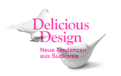 delicious design logo type in pink