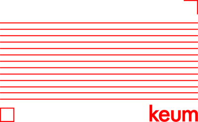 illustration of Keum logo construction.