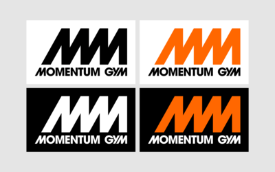 orange black and white are the main colours of Momentum Gym